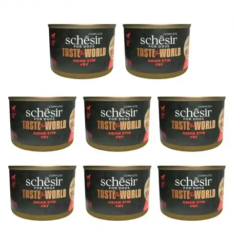 Schesir Taste The World Comida Húmeda para Perros Pollo Salteado Asiatico, 8 x 150 gr - Schesir - Comparador de precios