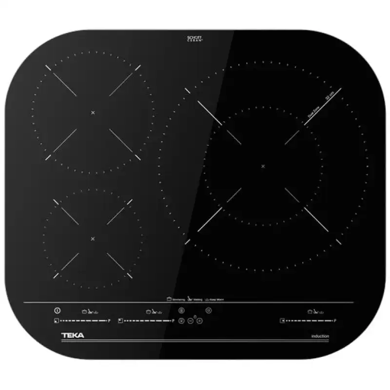 Teka IKC 63320 MSP BK Placa de Inducción 3 Zonas para Paellera 60cm Negra