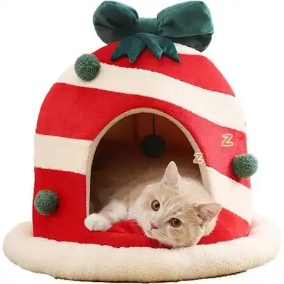 UAMLY Linda casa navideña para gatos - 1 pieza - Uamly - Comparador de precios
