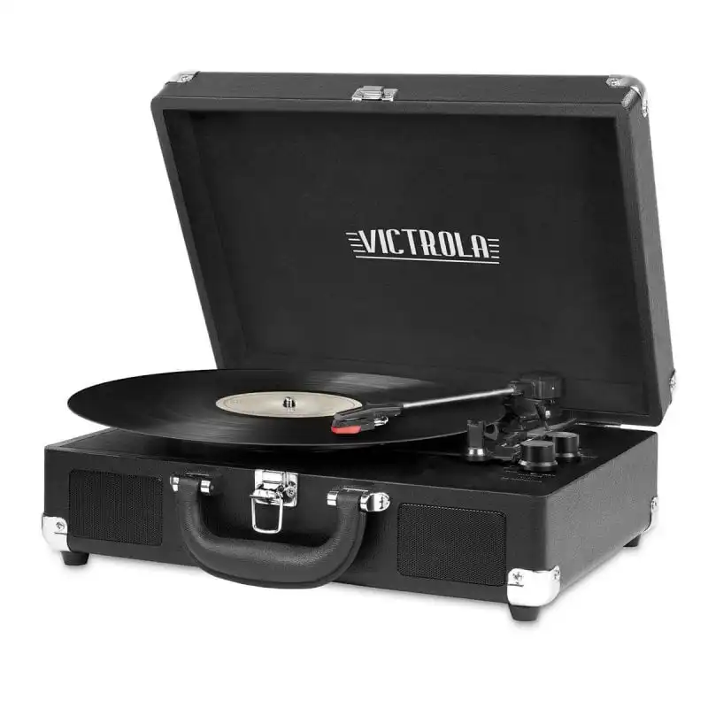 Victrola VSC-550BT Tocadiscos de Tracción por Correa Negro