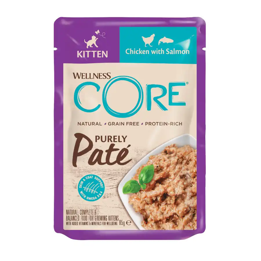 Wellness Core Pate Pollo y Salmón para gatito - 85 g - Wellness Core - Comparador de precios