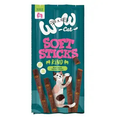 WOW Cat Soft Sticks - Vacuno (6 x 5 g) - WOW Cat - Comparador de precios
