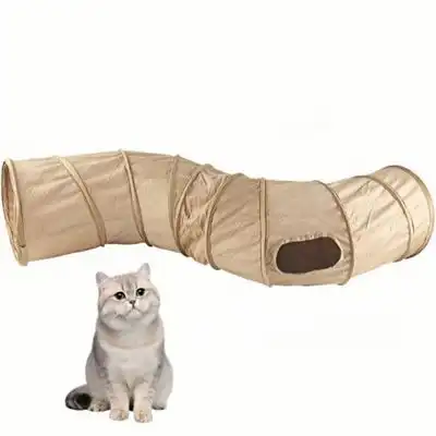 ZooVenture Túnel interactivo de juguete para gatos - Caqui - Zooventure - Comparador de precios