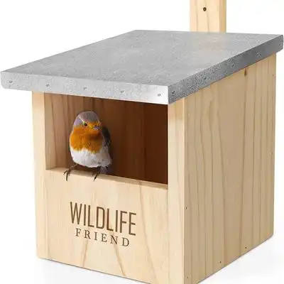 MCBOSON Casa para pájaros de madera - 1 artículo - Mcboson - Comparador de precios