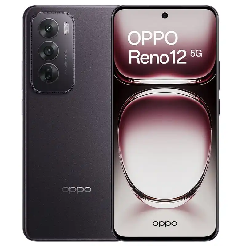 OPPO Reno12 5G 12/256GB Brown Black Libre + Cable USB-C
