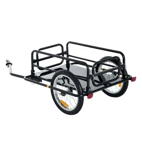 Remolque de bicicleta para carga PawHut