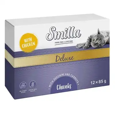 Smilla Deluxe Bocaditos 48 x 85 g - Con pollo, calabacines y zanahorias - Smilla - Comparador de precios