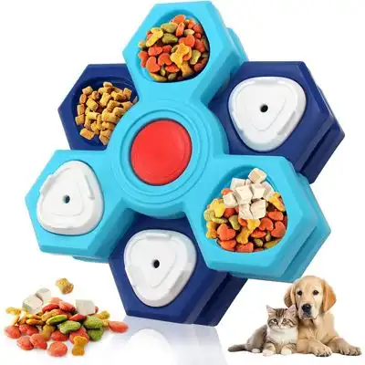 UAMLY  interactivo para perros de 4 niveles - azul - Uamly - Comparador de precios