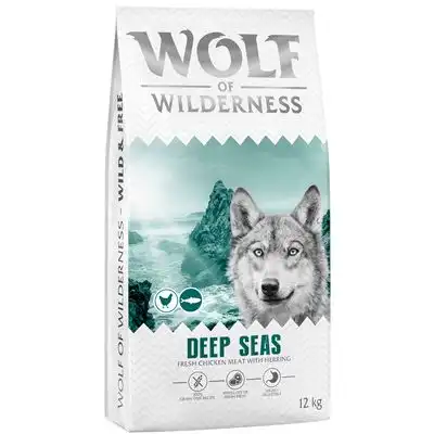 Wolf of Wilderness Adult «Deep Seas» arenque, sin cereales - 12 kg - Receta nueva - Wolf of Wilderness - Comparador de precios