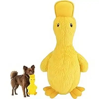 ZooVenture Peluche de pato para perros: suave, ruidoso y a la suciedad - AMARILLO - Zooventure - Comparador de precios