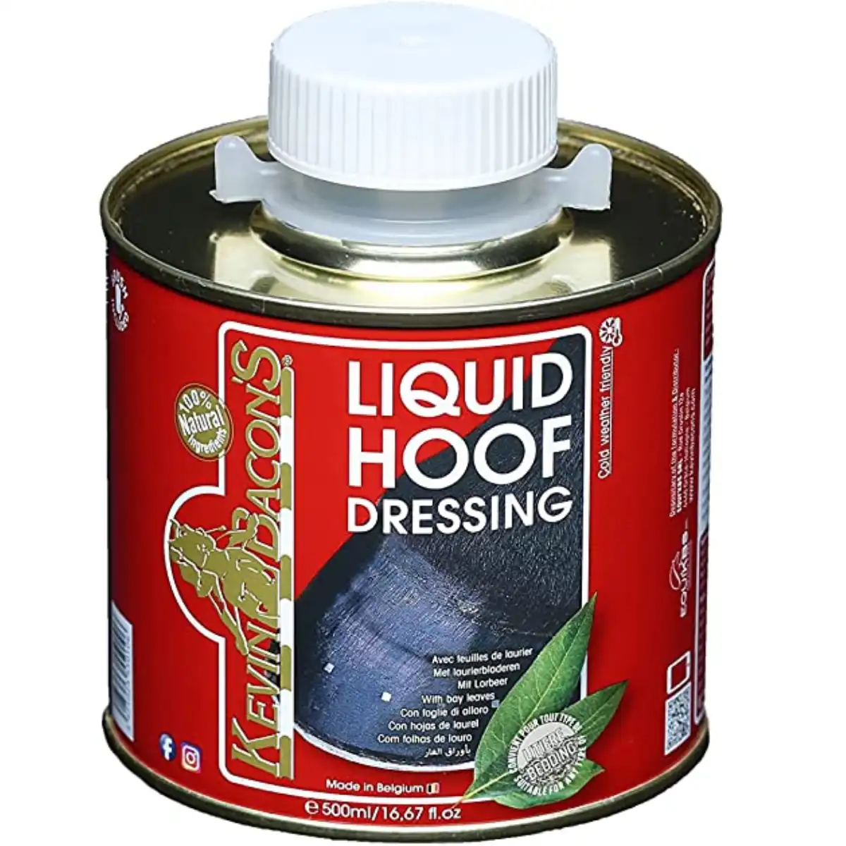 Aceite para cascos Kevin Bacon's | Equipamiento para el caballo | Producto de Guarnicionería | Tradición artesana | Los Nietos - GUARNICIONERIA LOS NIETOS - Comparador de precios