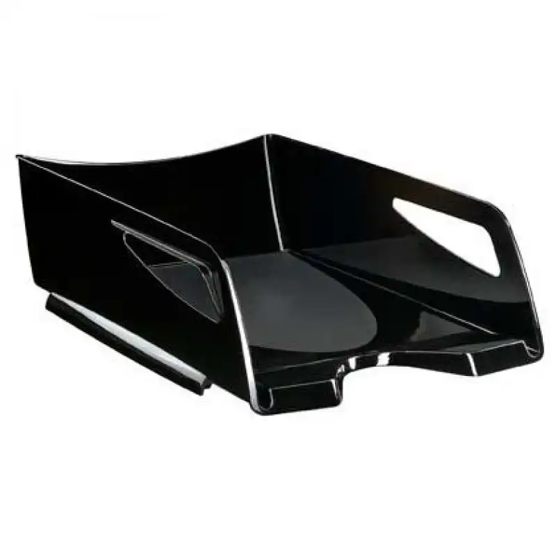 Bandeja Sobremesa Cep Maxi De Gran Capacidad 386x270x115 Mm Plastico Negra