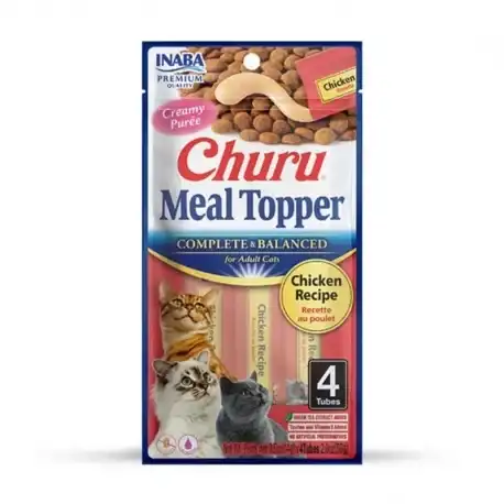 Churu Meal Topper Alimento Complementario para Gatos con Pollo, 48x14 gr - Churu - Comparador de precios