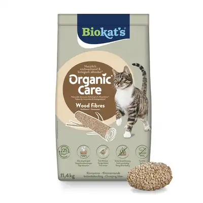 Biokat’s Organic Care fibras de madera - 30 l (aprox. 11,4 kg) - Biokat's - Comparador de precios