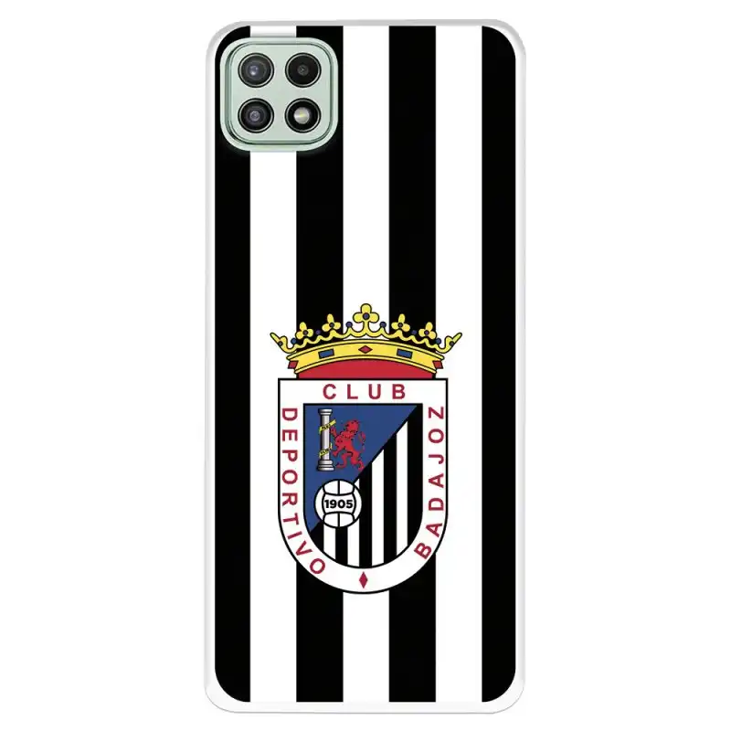 Funda del Badajoz Escudo Blanquinegro Licencia Oficial Club Deportivo Badajoz para Samsung Galaxy A22 5G
