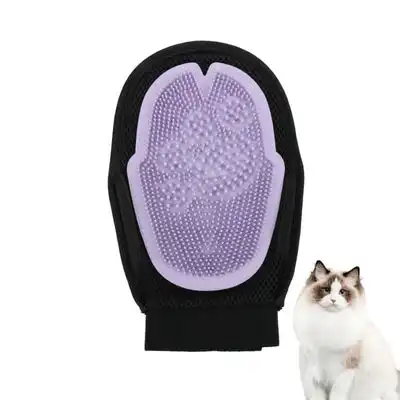 FurryFusion Guantes para el cuidado de perros - Púrpura - Furry Fusion - Comparador de precios