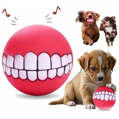 IntiMeg Pelota chirriante para perros con sonrisa - Artículo 1 - IntiMeg - Comparador de precios