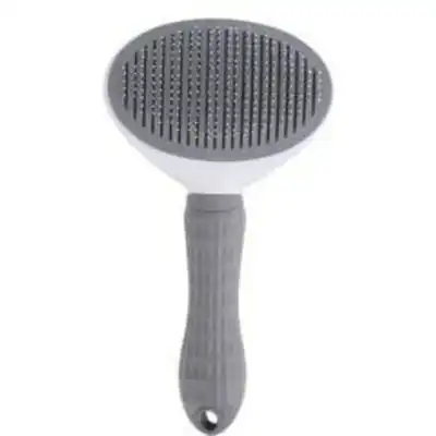 Pawffee Cepillo antideslizante de acero gris, antipelo para perros y gatos - 1 pieza - Pawffee - Comparador de precios