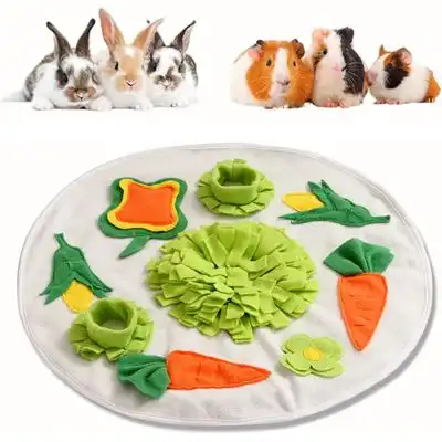 Qinhul Alfombrilla para alimentar conejos - Redondo - Qinhul - Comparador de precios