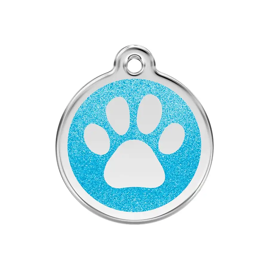 Placa identificativa Huella Brillante Aqua M - RedDingo - Comparador de precios