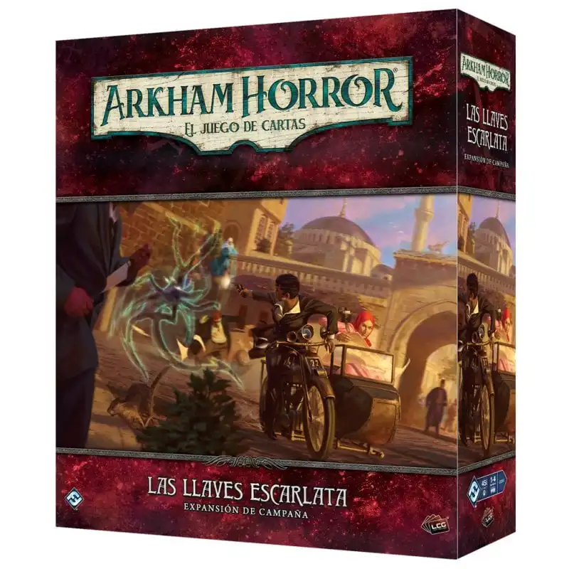 Asmodee Arkham Horror El Juego de Cartas: Las Llaves Escarlata Expansión de Campaña