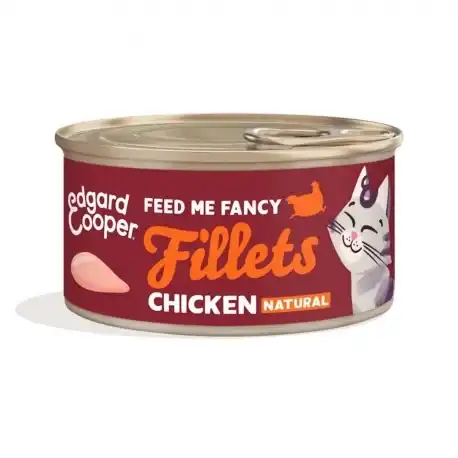 Edgard & Cooper Fillets Comida Húmeda para Gatos Filetes de Pollo, 24 x 70 Gr - Edgard & Cooper - Comparador de precios