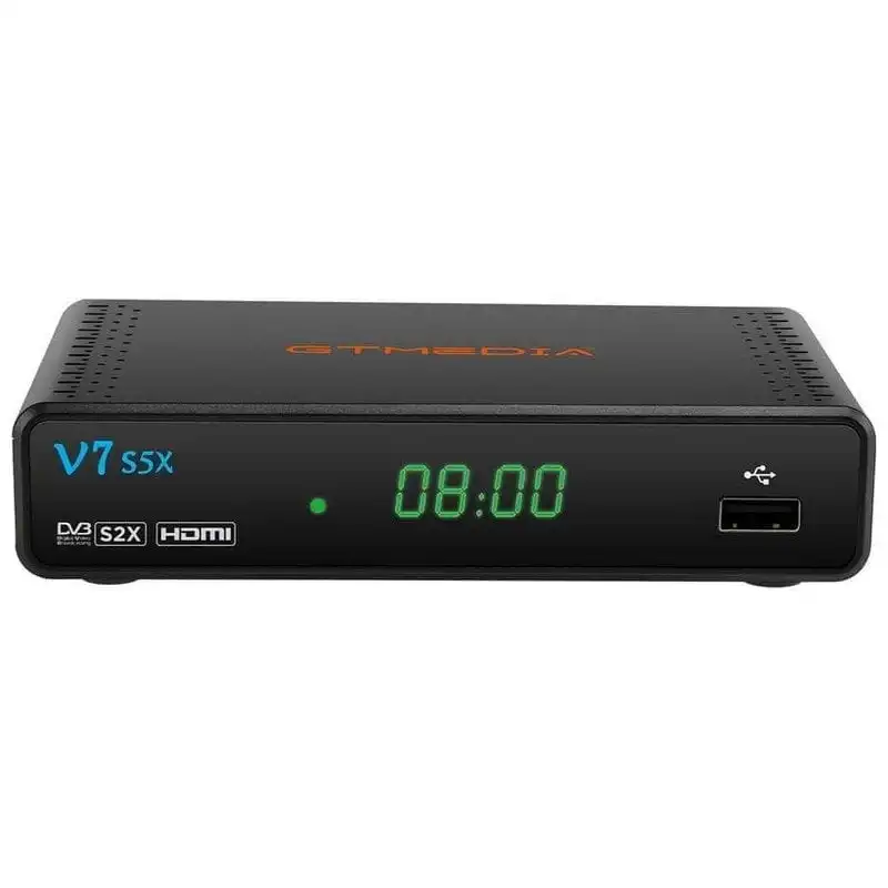 GTMedia V7 S5X Decodificador Satélite DVB-S/S2/S2X FullHD 1080p