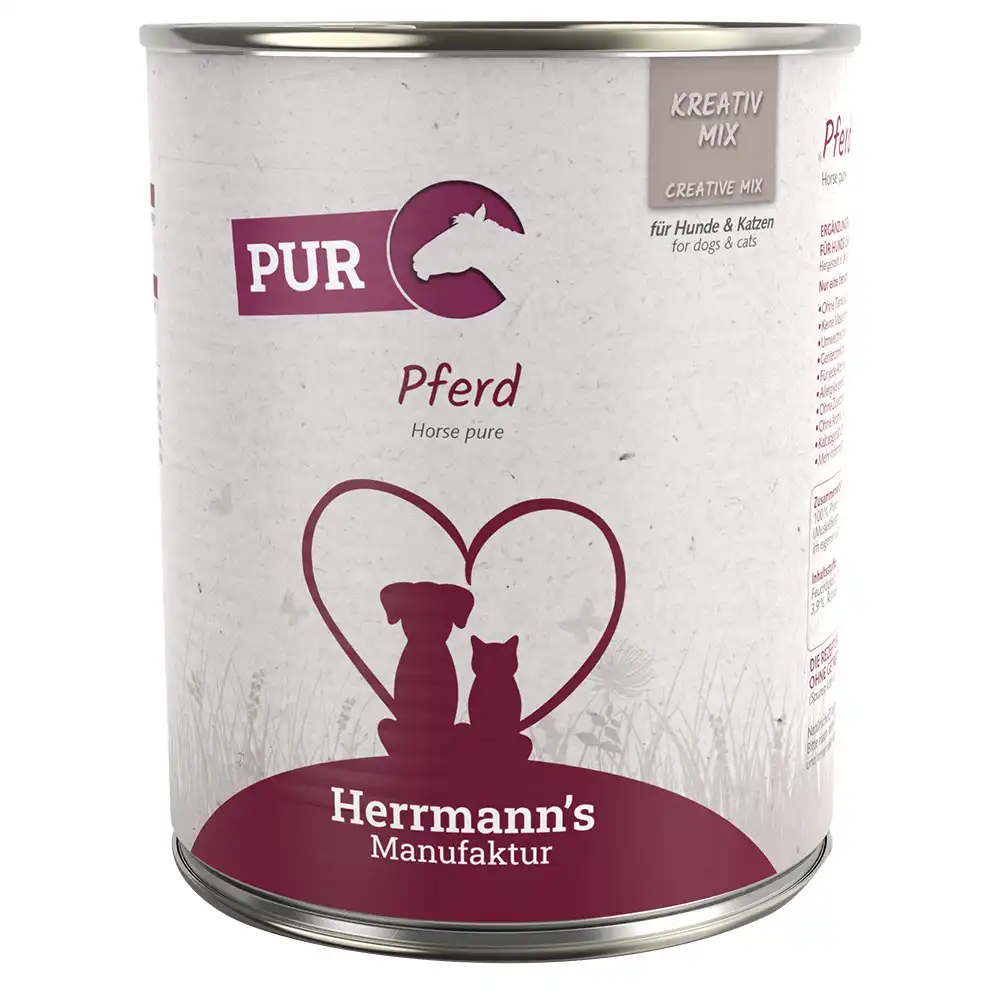 Herrmanns Bio Carne pura 6 x 800 g - Caballo - Herrmanns - Comparador de precios