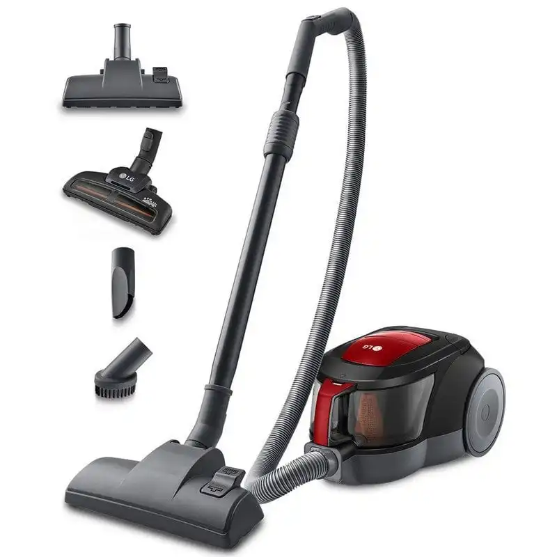 LG VC5506NHTCR Aspiradora Trineo Ciclónica sin Bolsa 650W Negra/Roja