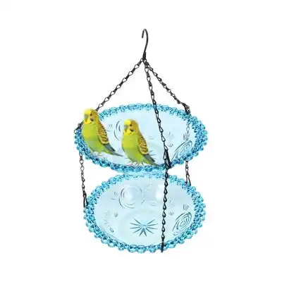 MCBOSON Comedero para pájaros colgante de doble capa para exteriores - 1 artículo - Mcboson - Comparador de precios
