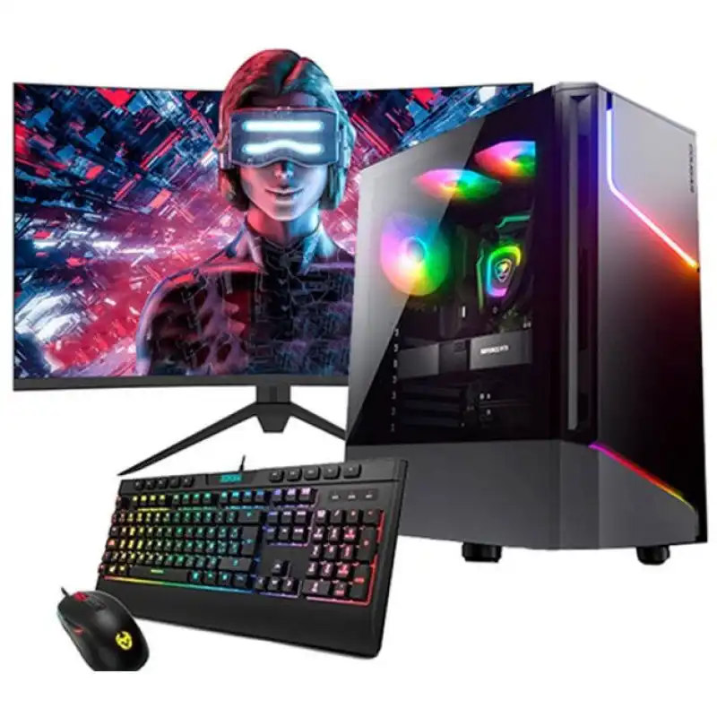 Neo-PC Gaming Mx360 AMD Ryzen 5 4600G/32GB/1TB SSD + Monitor 27" FullHD + Teclado y Ratón