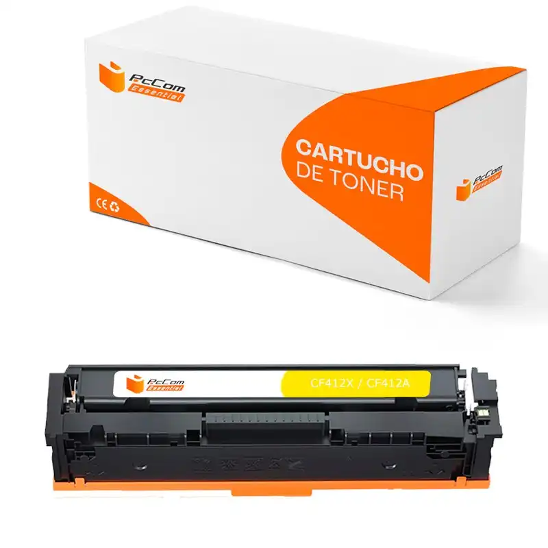Pccom Essential Hp Cf412x/cf412a Tóner Compatible Amarillo