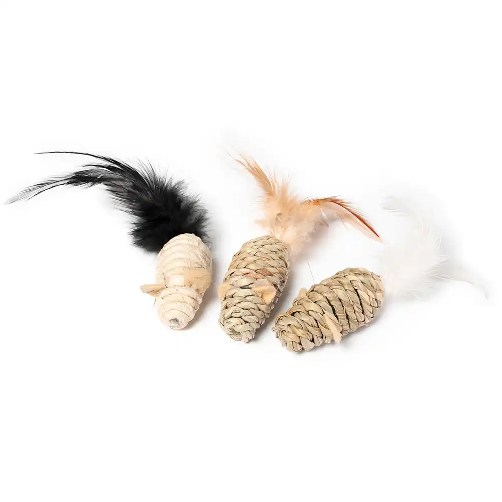 Ratones Karlie de alga marina para gatos - Set de 3 unidades - Karlie - Comparador de precios