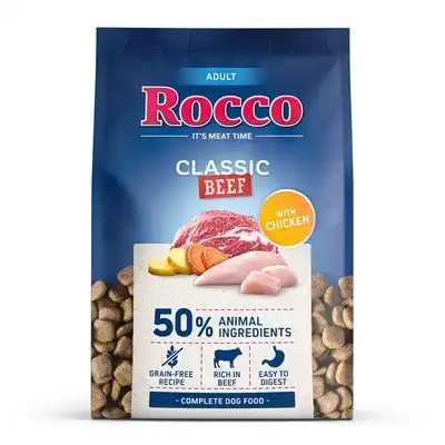 Rocco Adult Classic vacuno con pollo - 1 kg - Rocco - Comparador de precios