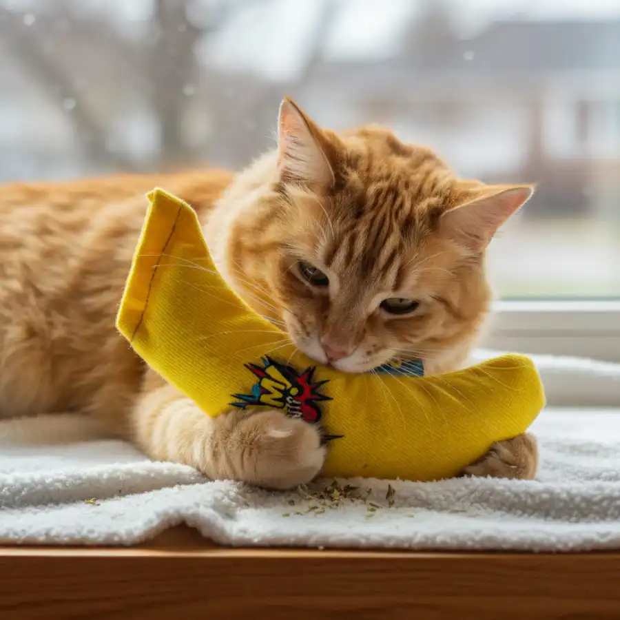 BAM! Peluche Banana con Catnip para gatos - BAM! - Comparador de precios