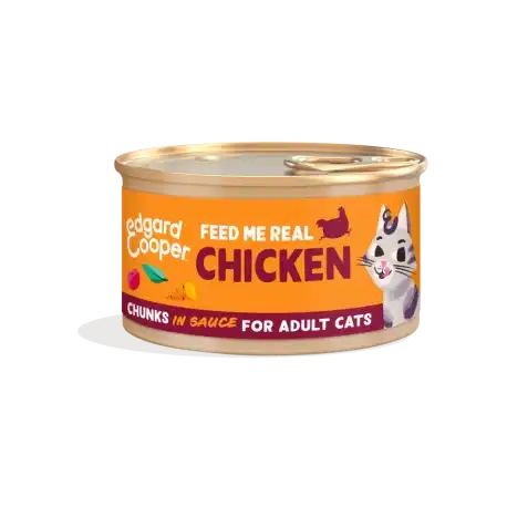 Edgard & Cooper Comida Húmeda para Gatos con Pollo, 18 x 85 gr - Edgard & Cooper - Comparador de precios