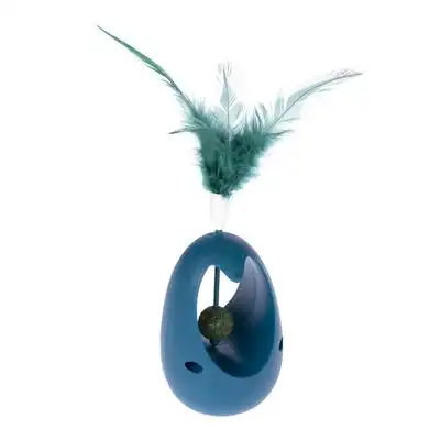 Figura tambaleante TIAKI con plumas y hierba gatera - 1 unidad - TIAKI - Comparador de precios