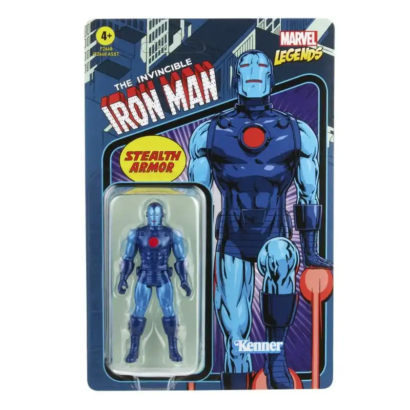 Hasbro Original Marvel Legends Series Retro Iron Man Stealth Figura