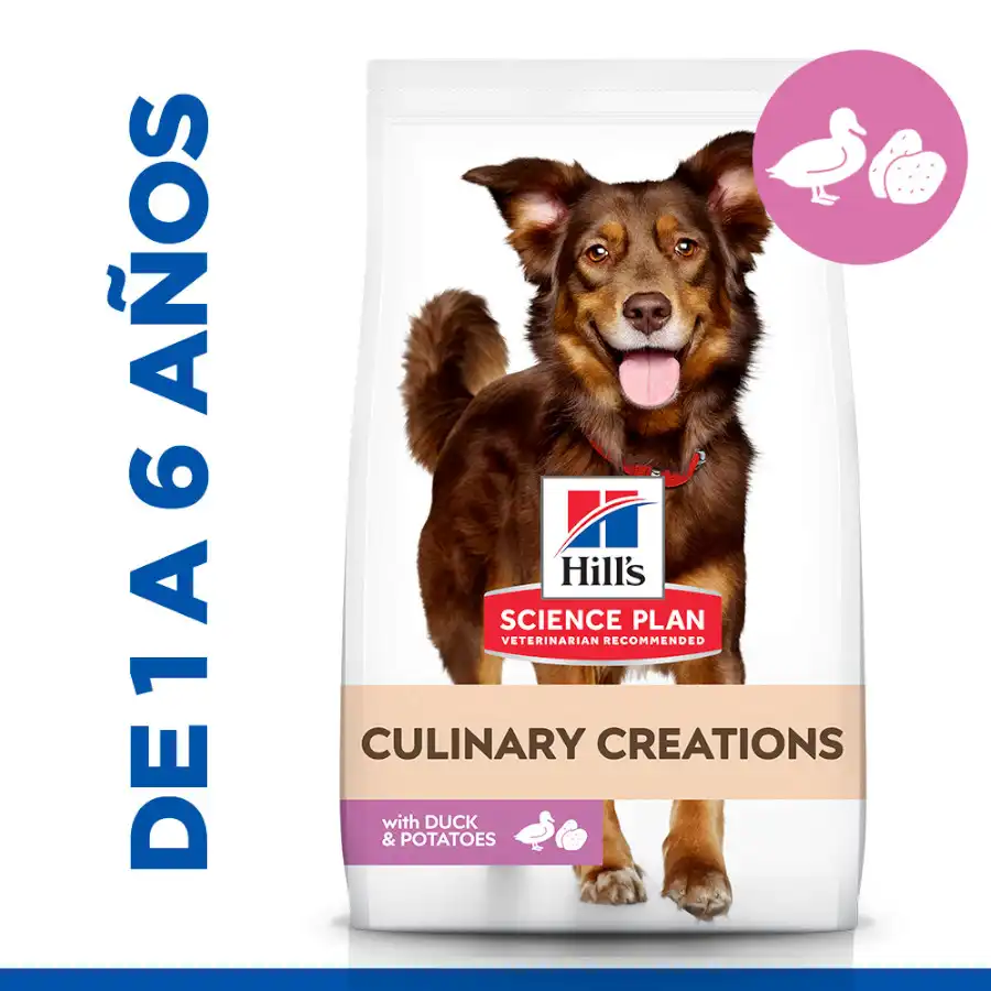 Hill's Science Plan Culinary Creations Pato y Patata pienso para perros medianos