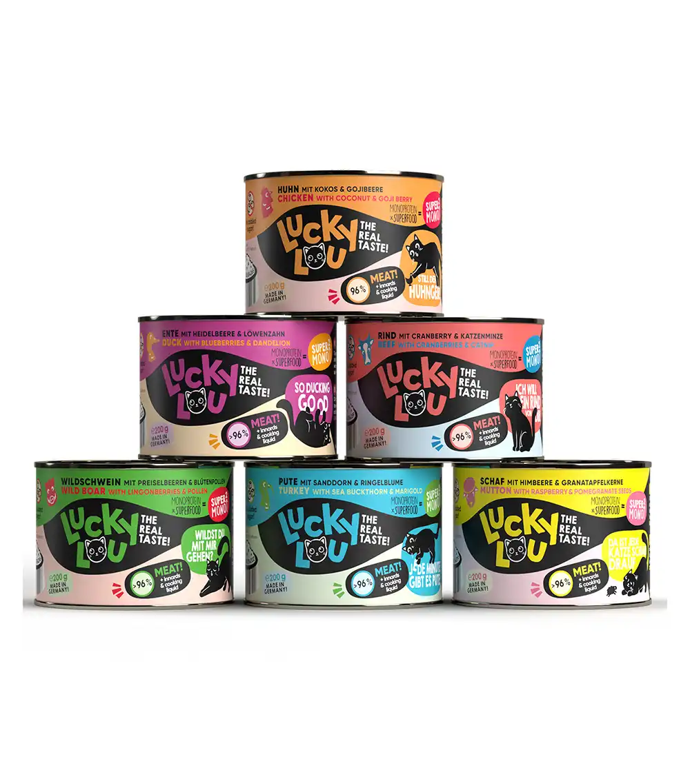 Lucky Lou SuperMono² 6 x 200 g - Pack mixto (6 variedades) - Lucky Lou - Comparador de precios