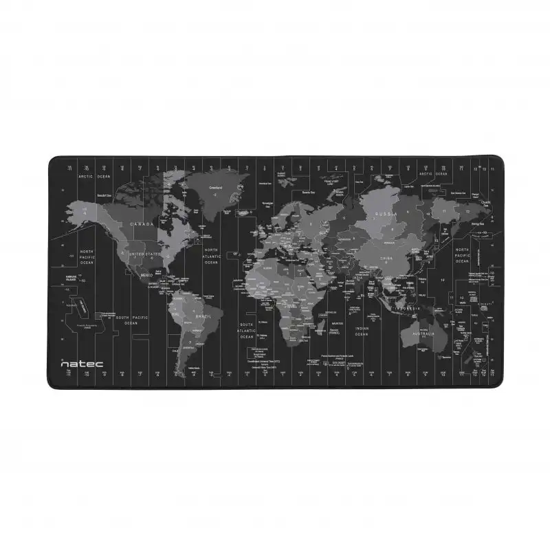 Natec Time Zone Map Maxi Alfombrilla Grande