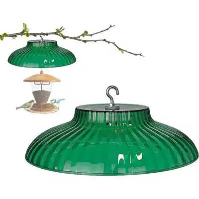 ZooVenture Tapa para comedero - PETG, resistente a la lluvia, 25x25cm - Verde - Zooventure - Comparador de precios