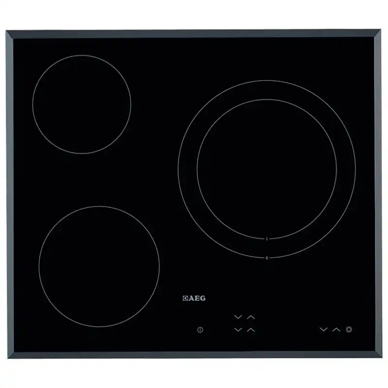 AEG HK623021FB Placa Vitrocerámica 3 Zonas 60cm Negro