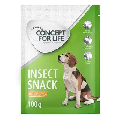 Concept for Life 3 x 100 g snacks para perros en oferta: 2 + 1 ¡gratis! - Con zanahoria - Concept for Life - Comparador de precios
