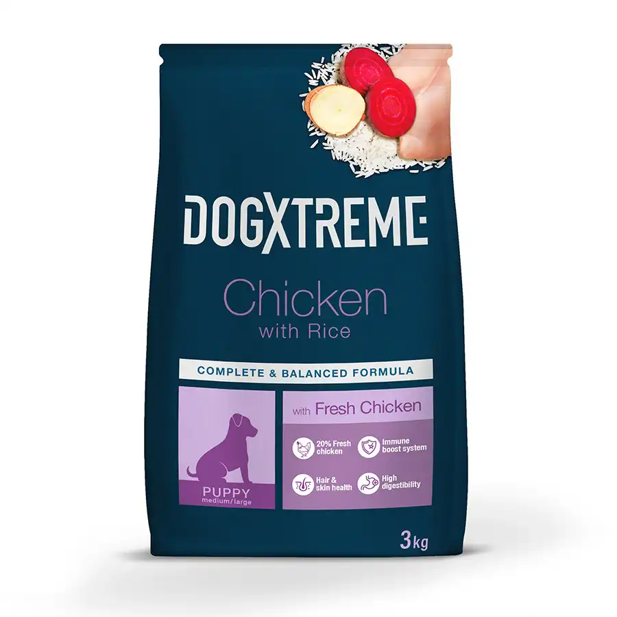 Dogxtreme Puppy Pollo y Arroz pienso