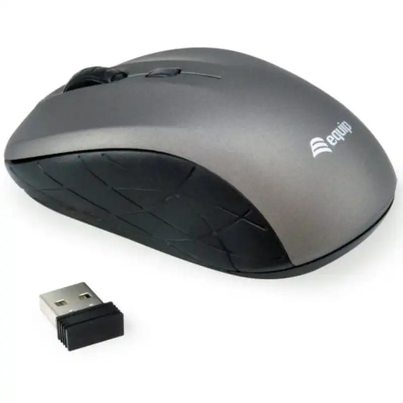 Equip Life Ratón Óptico Wireless Gris