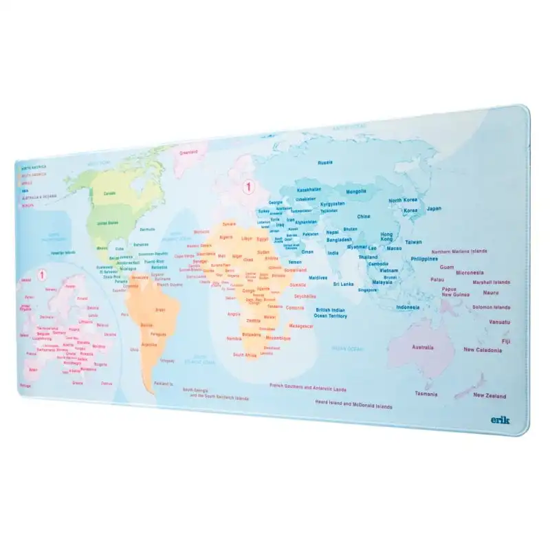 Erik Alfombrilla Gaming XL Mapa Del Mundo 2