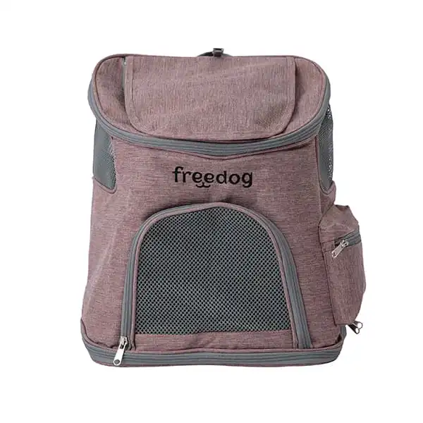 Freedog Mochila Transportadora Makalu Marrón para perros y gatos - 40 x 36 x 28 cm - Freedog - Comparador de precios