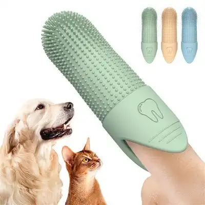 IntiMeg Cepillo de dientes de dedo para perros y gatos - Una pieza - IntiMeg - Comparador de precios