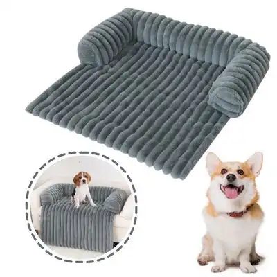 IntiMeg Sofá cama con cojín para perros - Gris: 75×80×15 cm - IntiMeg - Comparador de precios